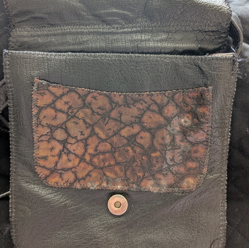 Vintage patchwork crossbody - Picture 2 of 3